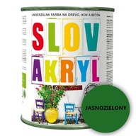 Akrylová farba drevo/kov/betón SVETLOZELENÁ 0,75L