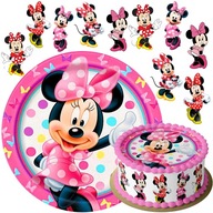 SADA TORTOVÝCH KOLÁČOV MINNIE MOUSE + 10 ZNAKOV