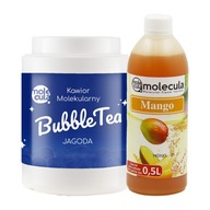 Family Pack Bubble Tea čučoriedkový, mangový sirup