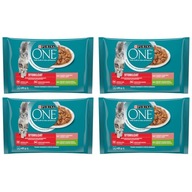 Purina One Steril Mix príchutí krmivo pre mačky 16x85g