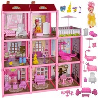 DOLLHOUSE Nálepky na nábytok pre bábiky pre bábiky Darček pre 3 4 5 6 ročné deti