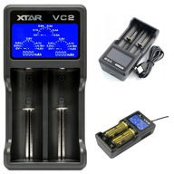 Xtar VC2 2 nabíjačka 16340, 17670, 18350, 18500,