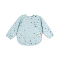 Vyrobené Deer Dots Bib s rukávmi 6m+ Modrá