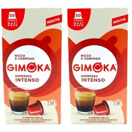 2x kapsula kávovaru GIMOKA Intenso Nespresso