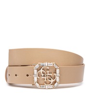 GUESS Opasok s aplikáciou šperkov Beige S