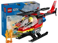 Stavebnica LEGO CITY 60411 HASIČSKÝ ZÁCHRANNÝ Vrtuľník pre deti +5