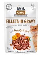 Brit Care Cat Filety Gravy Duck 12 x 85 g (Kačka)