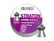 Jumbo Straton pelety 5,5 mm ostrý hrot 250 ks