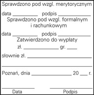 Veľká automatická pečiatka 67/60 mm účtovníctvo