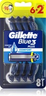 Gillette Blue3 Comfort Jednorazový holiaci strojček 8 ks