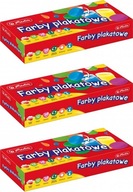 FARBY NA PLAGÁTY Herlitz 20ml ŠKOLSKÉ FARBY MIX 12 FARIEB x 3