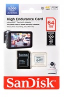 SanDisk High Endurance microSDXC karta 64 GB V30