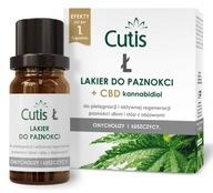 Cutis Ł lak na nechty + CBD onycholýza psoriázy 10 ml