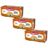 PLASMON Večera Cícer s tekvicou (2x80g)x3 bal