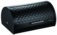 Diamond Design Black Steel Breadbox KB7540 Black