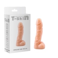 REALISTICKÉ DILDO CYBER KOŽA NAPNUTÉ SEMENNÍKY 18 CM