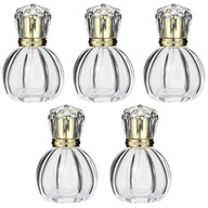 Sklenená fľaša na parfumy Hrubá Crystal Olivia Gold 5x50ml