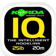 Fluorocarbon Leader Material Korda IQ Intelligent Hooklink 20 m 20 lb