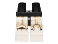 Lego New Legs Nohy Black White Star Wars Sandtrooper Stains 970c01pb34