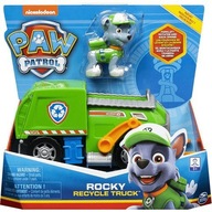 Vozidlo PAW Patrol s ROCKY figúrkou 6052310 Smetiarske auto PAW Spin Master