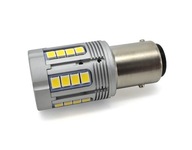 BAY15D, P21/5W LED 12-24V bez chyby 2000lm biela