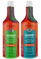 Inoar BOMBAR SUPER VITAMINS SHAMPOO + CONDITIONER s vitamínom C 1000 x 2