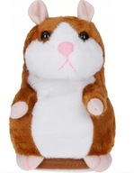 MASKOT HAMSTER PLUSHIE Grey Brown INTERAKTÍVNY