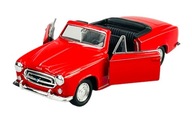 WELLY OLD TIMER 1957 PEUGEOT 403 RED 1:34 KOV NOVÝ MODEL