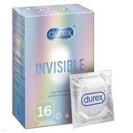 DUREX INVISIBLE - NAJTENŠIE kondómy - 16 ks