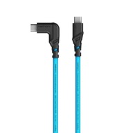 Mathorn MTC-511 USB C USB C 5m Arcticblue lomený kábel