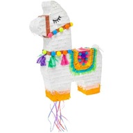 biela LAMA pinata NARODENINY pinata ZVIERATKA