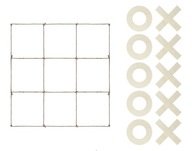 Hra Tic-Tac-Toe pre deti na svadbu