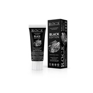 ROCS Black Edition - bieliaca zubná pasta s