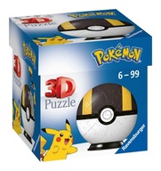 Ravensburger Ravensburger 3D logická guľa: Pokémon čierny 54 dielikov 11266