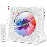 Prenosný CD prehrávač s hudobným diskom Bluetooth 5.0