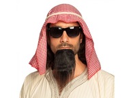 Set Brada Turban Glasses v prestrojení Arab Sheikh