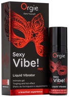 ORGIE Sexy atmosféra! Liquid Vibrator HOT hrejivý intímny gél 15 ml