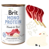 Brit Mono Protein Lamb Rice Jahňacia ryža 36x400g