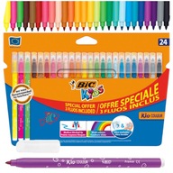 BIC fixky, fixky, 24 farieb pre deti