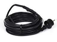 Vykurovací kábel, vykurovací kábel s termostatom pre potrubný žľab 15W/m 6m TS-6