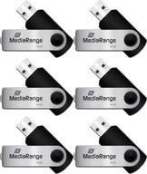 Flash disk MediaRange 64 GB Rotovaný USB 2.0 x6