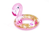 Bestway 36306 Prsteň na plávanie s trblietkami Flamingo