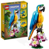 LEGO 31136 CREATOR 3V1 PAPAGÁJ RYBA ŽABA DARČEK PRE DIEŤA SADA BLOKOV