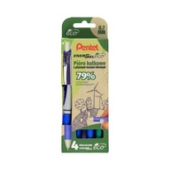 Pentel BL77 Eco guľôčkové pero 4 ks 3 modré + 1 zelené