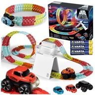 XXL Car Track LED Car Rim Car Set 196 EL + BATÉRIE