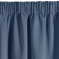 D91 Hladký záves 135x270 na páske PARISA NAVY BLUE