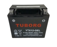 Gélová batéria Tuborg YTX12-BS 10Ah 200A