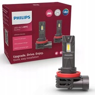 LED ŽIAROVKY H11/H8/H9/H16 PHILIPS ACCESS 6000K +80% PÔVODNÁ VEĽKOSŤ