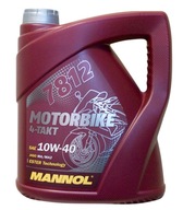 MANNOL MOTOROVÝ OLEJ 10W40 4T 4L MOTOCYKLOVÝ HIT