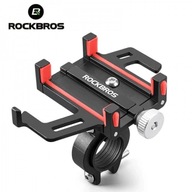 360° kovový držiak telefónu na bicykel Rockbros 699BR STRONG na riadidlá